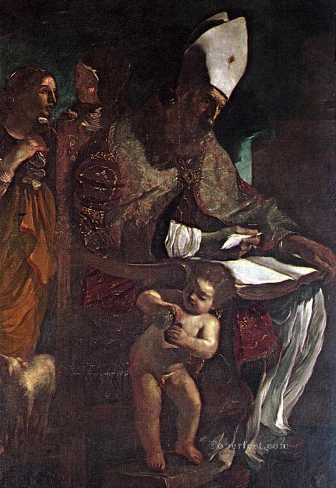 St Augustine Baroque Guercino Oil Paintings